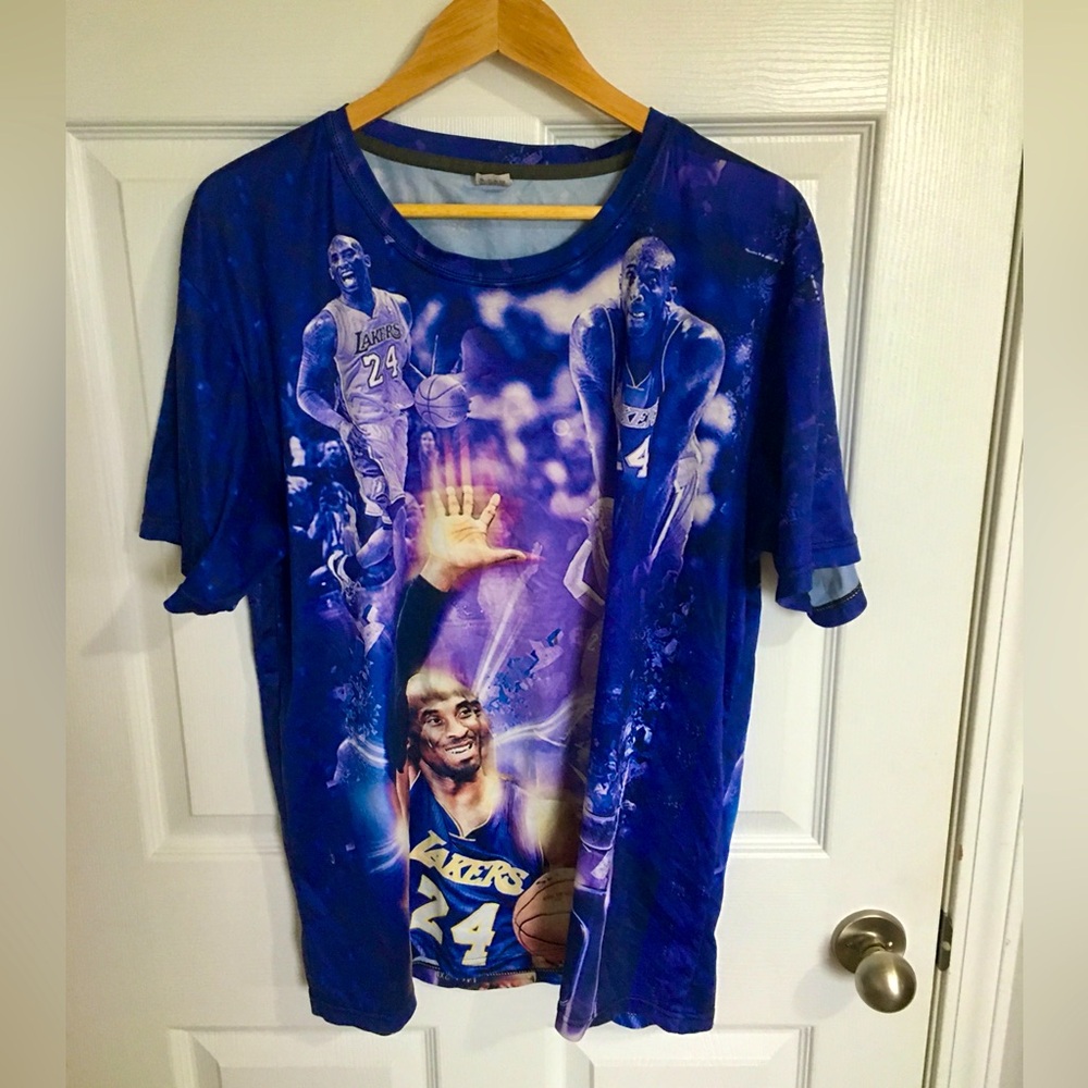 NEW Kobe Bryant #24 Colorful Tribute Pullover Shirt, Size XXL